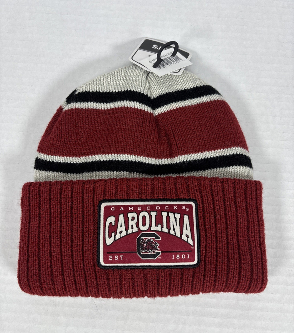 NWT Fan Favorite South Carolina Gamecocks Cuffed Beanie Knit Hat Unisex Adult